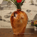 Hot Selling Carved Natural Durable Wooden Vase